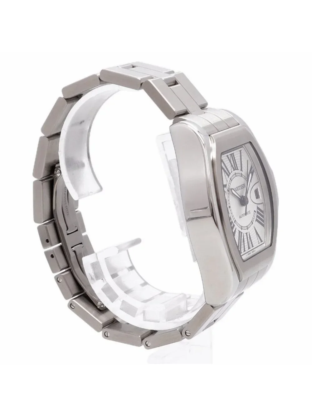 Cartier Roadster LM Silver Dial Watch